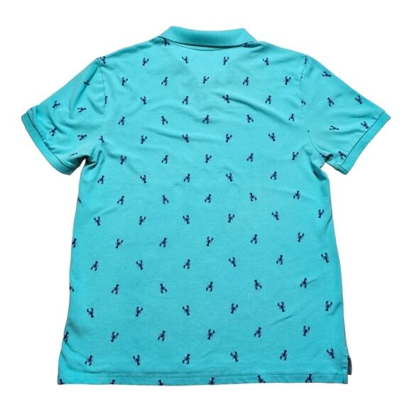 Old Navy Short Sleeve Built in Flex Polo Shirt with Lobster Print Men's Large - Picture 5 of 8
